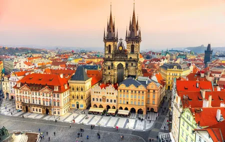 Prague Old Town Private Day Trip from Vienna by Car or Train
