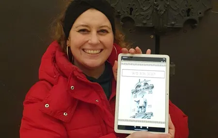 Digital puzzle tour with Marcus Aurelius' order
