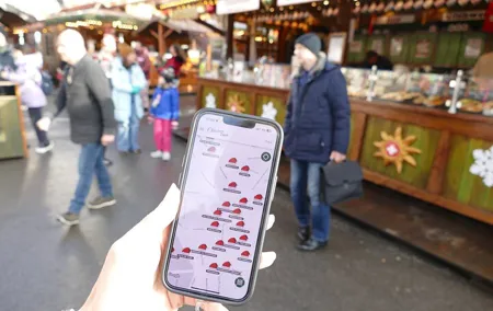 Original track game on Christmas markets in Vienna