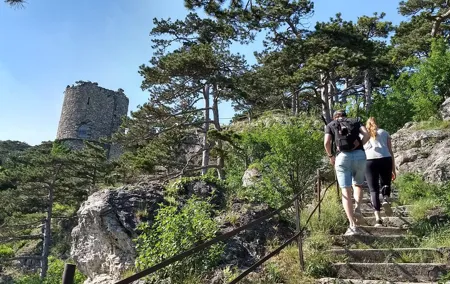 2-Hour Private Hiking Tour on Kalenderberg Mountain to Meet History from Vienna