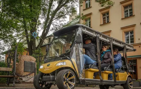 Krakow: City Sightseeing Tour Eco Electric Buggy Golf Cart