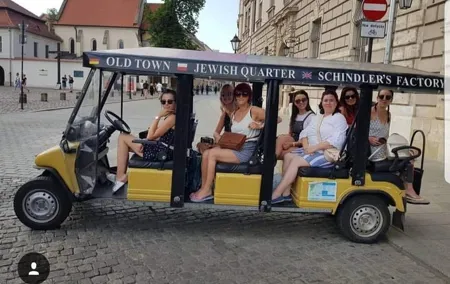 Krakow: Guided City Tour by Golf Buggy (with hotel pickup)