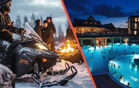 From Krakow Snowmobile with Thermal Pools and Hotel Pickup
