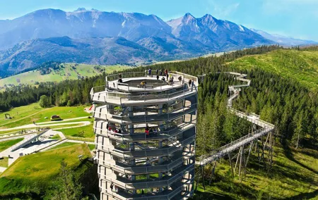 Krakow: Slovakia Treetop Walk and Zakopane Tour