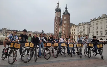 2 Hours Old Town Guided Bike Tour in Krakow