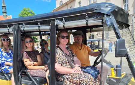 City Tour Golf Car ! Private full tour - we drive for 2 hours .