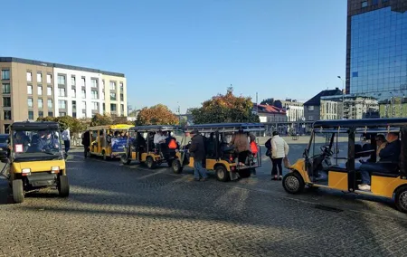 Krakow: Kazimierz Quarter and Jewish Ghetto Sightseeing by Electric Golf Cart