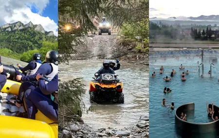 Dunajec Pontoon Rafting, Zakopane Off-road & Thermal Baths Tour