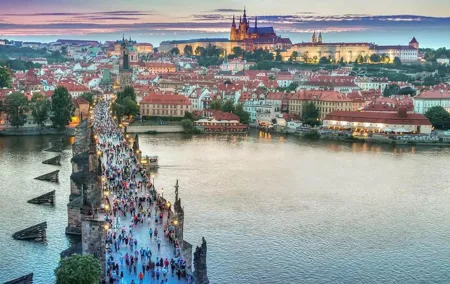 Private transfer from Krakow to Prague or from Prague to Krakow