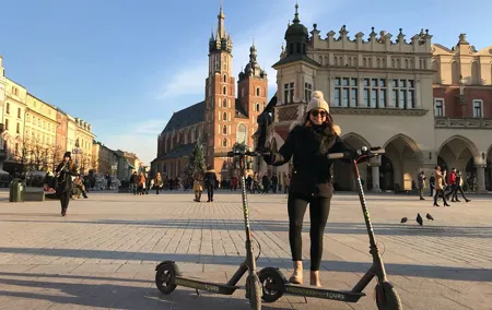 Electric Scooter Rental Krakow 4 Hours