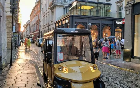 Krakow Wawel Castle with a tour of the Old Town on a Golf Cart