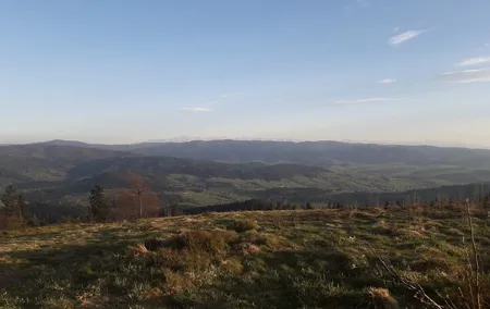Hiking from Krakow: Sunset in the Beskidy Mountains