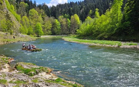 Full-Day Dunajec River Rafting Private Tour from Krakow