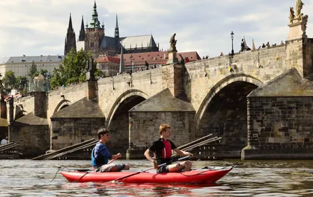 Canoe Adventure Tour Through Prague