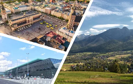 Balice airport/city to or from Zakopane one way PRIVATE TRANSFER