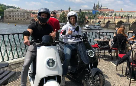 Prague by scooter