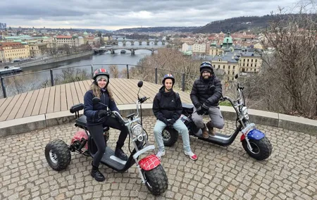 Prague's Panoramic Viewpoints & Sightseeing on Electric Trike