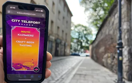 Kraków Kazimierz City Tour Game with Craft Beer Tasting