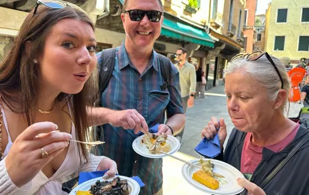 Venice Street Food Tour with Local Guide with Local Food Market Visit