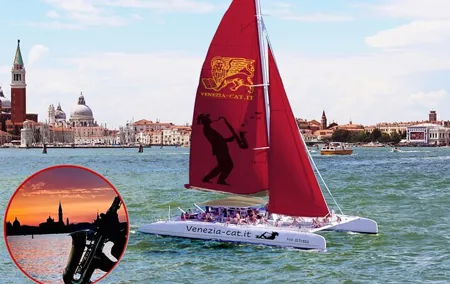 Sunset Jazz Cruise with Aperitivo and live Saxophone