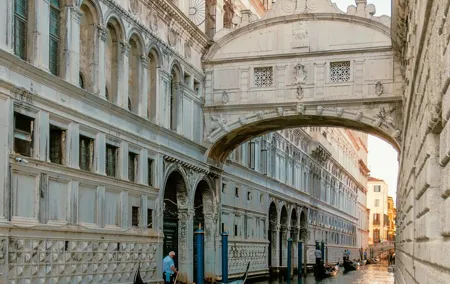 Gondola Ride Underneath the Bridge of Sighs