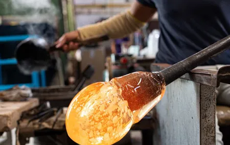 Venice Murano Island Glass Factory Tour with Glass Blowing Demonstration
