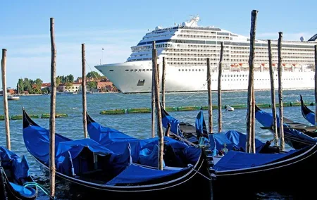 Venice Private Arrival Transfer by Water Taxi: Cruise Port to Central Venice