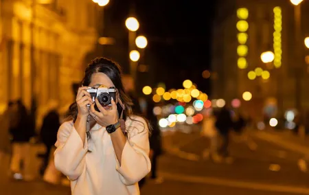Private Night Lights Photoshoot in Prague