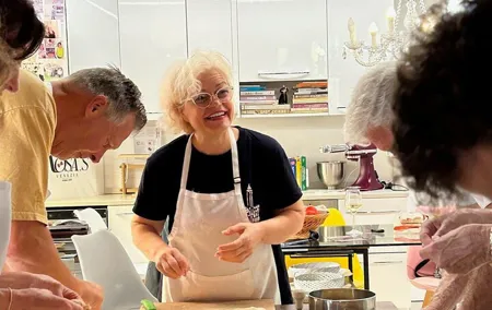 Italian Cooking Class in Rosa's colorful home