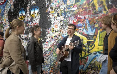 Prague: Mozart, Dvorak, Czech Folk Tour with a guitarist