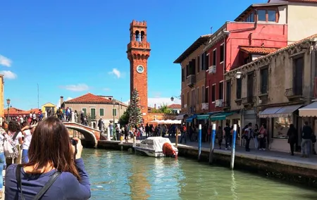 Full-day excursion to Murano, Burano and Torcello from Venice Train Station
