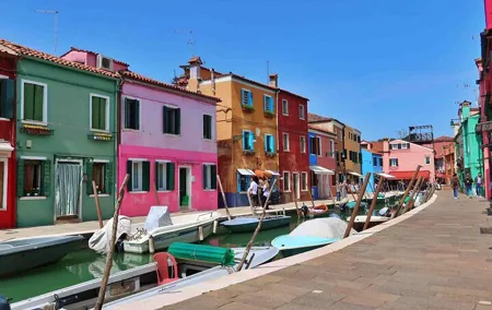 from Punta Sabbioni: Murano and Burano + Venice in the afternoon