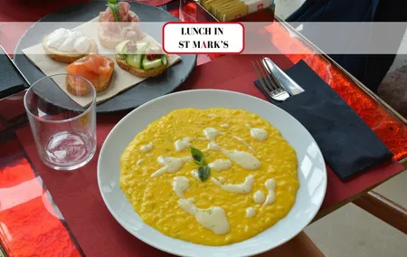 Venice: panoramic lunch in St. Mark's Square Royal Gardens
