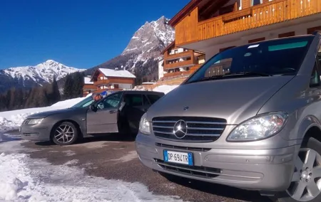 Private transfer Venice airport to Cortina, Dolomites, chauffeur service