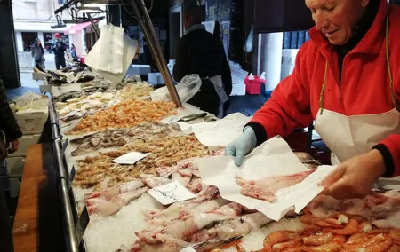 Fish Shopping in Rialto and Home Cooking in Murano