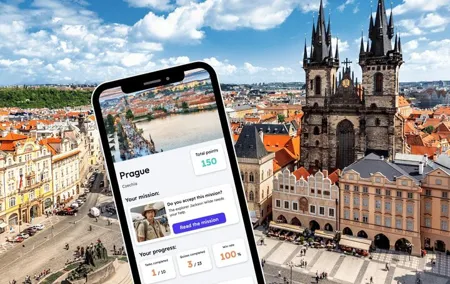 Prague Exploration Game and City Tour on your Phone
