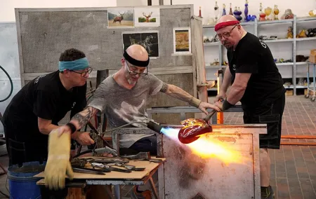 Murano Art: Glass factory tour