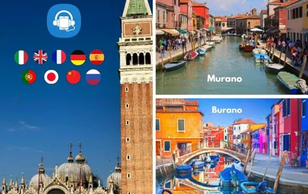 Audioguide Venice: Saint Mark's Square, Murano & Burano