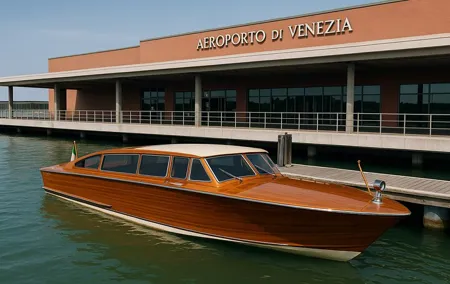 Watertaxi Transfer Venice Centre- Venice Airport 3/4 passengers