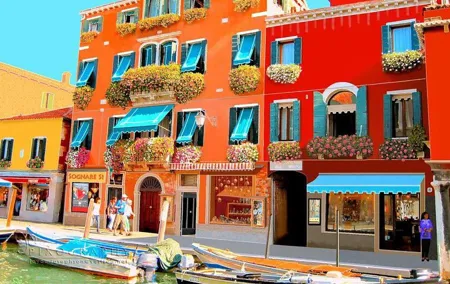 Venice Islands Murano Burano with Glass Factory Private Tour