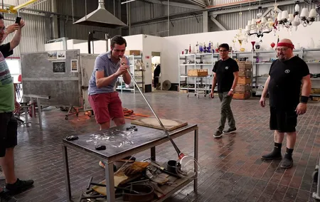 Basic course in Murano Glass processing in the Furnace