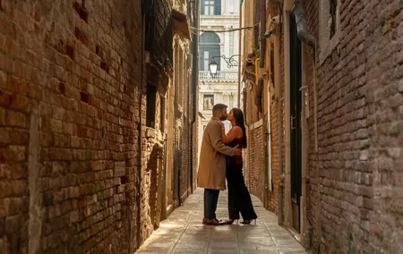 Professional photo shoot in Venice