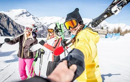 FULL DAY Skiing & Snowboarding Small Group Tour From Prague (lessons included)