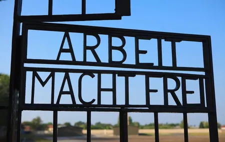 Sachsenhausen concentration camp.