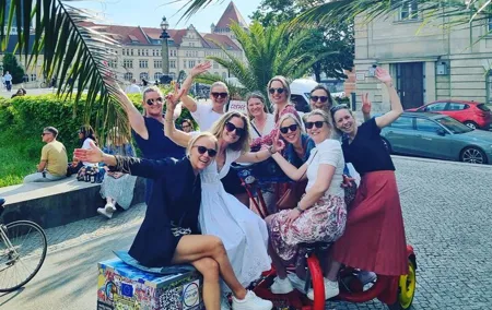 Party and Beer Bike Private Sightseeing Tour Berlin with Pick-up