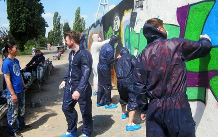 Graffiti Workshop Berlin with professional graffiti artists