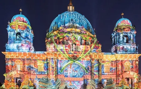 Berlin Rickshaw Festival of Light TV-Tower to Brandenburger Tor