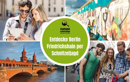 City game scavenger hunt Berlin Friedrichshain - independent city tour