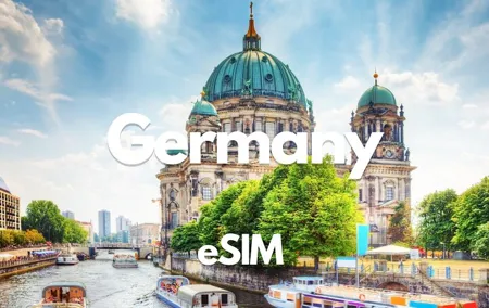 Berlin Data eSIM from 0.5GB daily to 50GB 30 Days