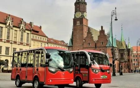 Wroclaw tour with e-bus, 2 h (English guide) group 1-4 people.